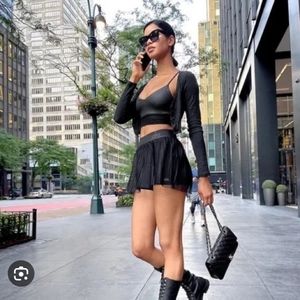 ✨️ Alo Mesh Micro Pleat Tennis Skirt sz S